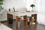 Nordure Vesper Escritorio de Estudio Cashmere y Nogal